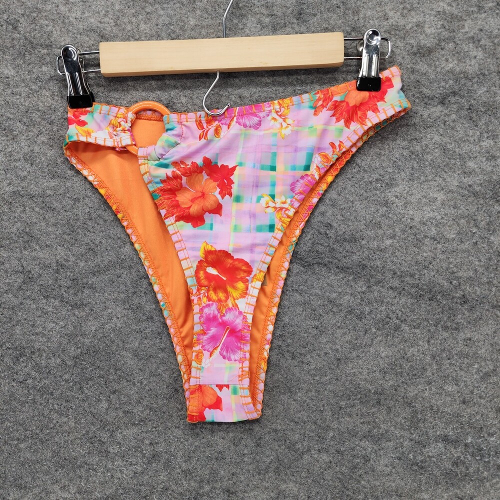 NastyGal Bikini Bottom Womens 6 Hawaiian Floral